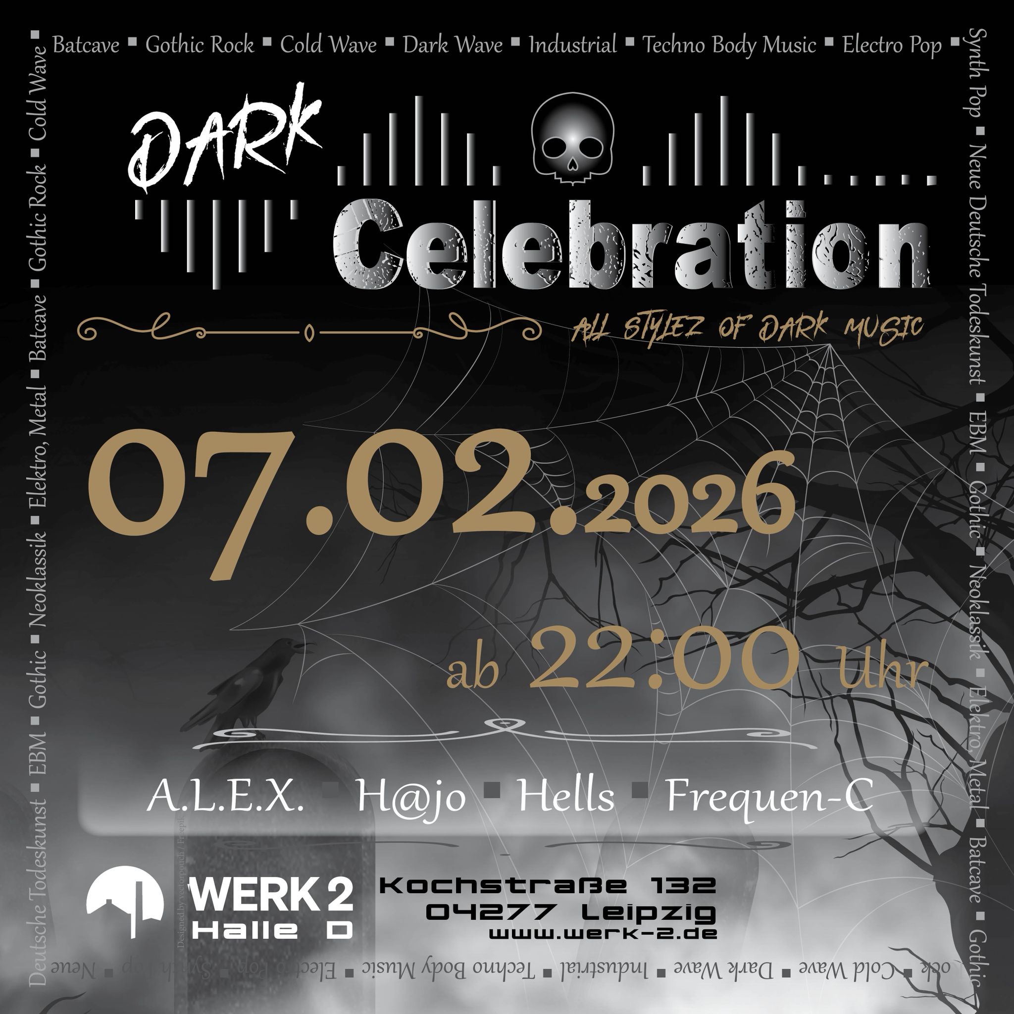 Dark Celebration Party - All Stylez of Dark Music am 07.02.2026 in Leipzig